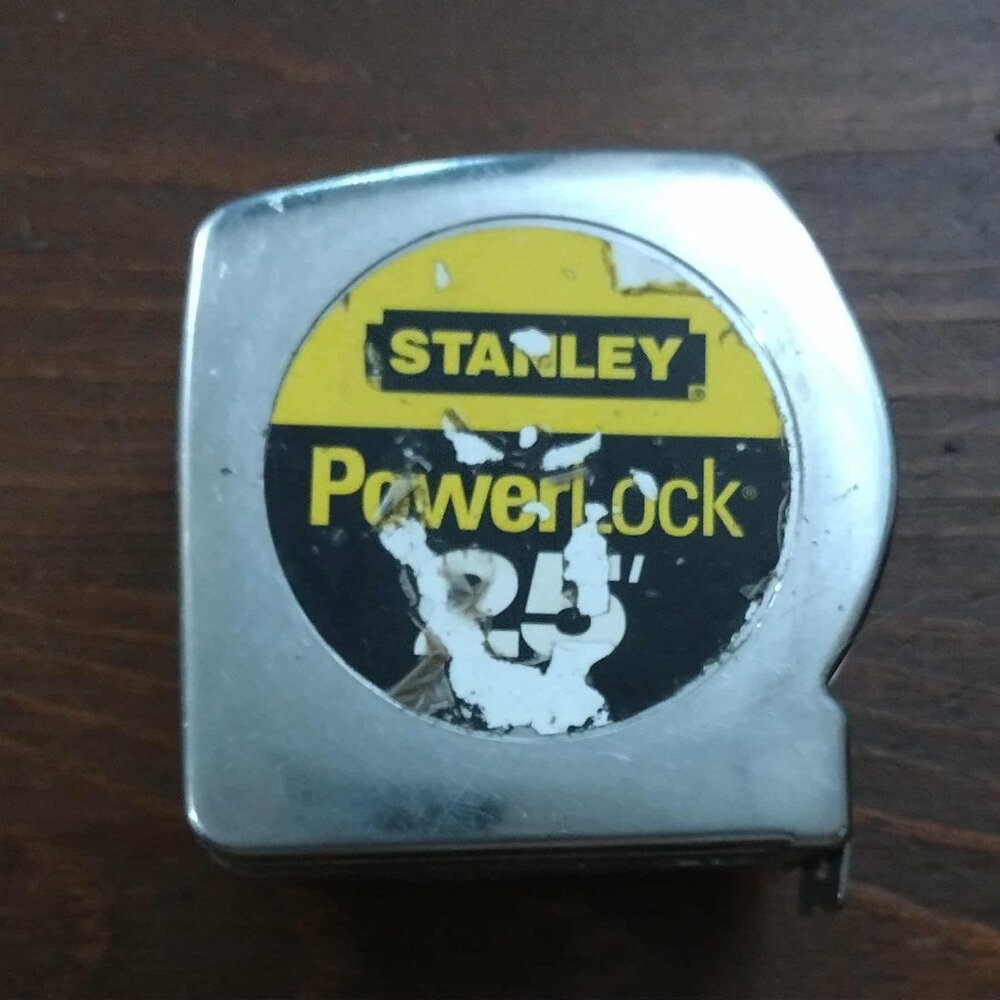 25' Stanley Power Lock Tape Measurer with belt clip